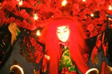 Some of the characters on the float are pretty terrifying.