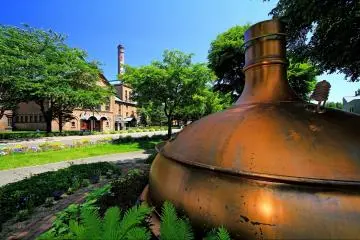 Copper brew kettle at Sapporo Beer Museum