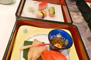 The beginning of the feast.