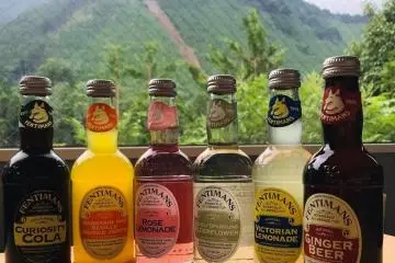 The selection of Fentimans drinks available (Photo: Mitake Terrace - Used with Permission)