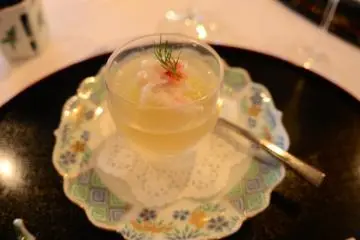 Cold jelly soup