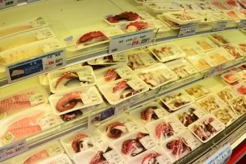 Interesting stock of seafood. From octopus to oyster, everything is available