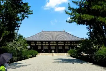 Nara Toshodai-ji Temple in Autumn