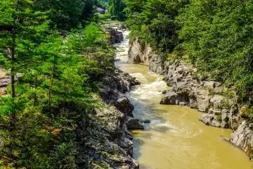 The Jagged Beauty of Genbikei Gorge
