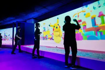 Meet Pokémon in Colors City  (Public Domain)