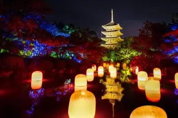 TeamLab Toji Light Festival 2021