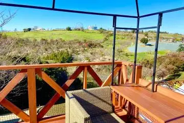 Mother Farm's Glamping (Photo:  View from the tent – Photo courtesy of Rie Toda)