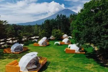 Glamping provides a fun weekend getaway option (Photo: <a href="https://www.pica-resort.jp/en/stay/stay.html" target="_blank" rel="noreferrer noopener nofollow">Pica Fujiyama</a>)