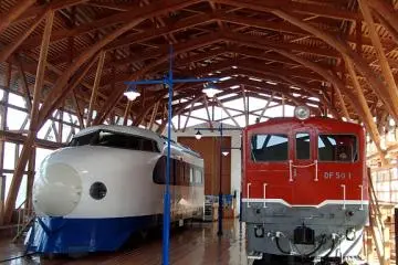 Railway History Park in Saijo