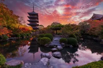 Toji Temple's garden in Kyoto (Photo: Nataliya Hora / Shutterstock.com)