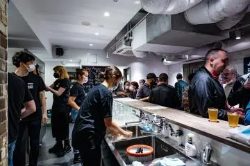 The bar area (Photo: Stand-Up Tokyo)