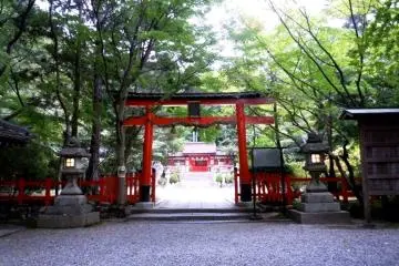 Traditional Red Torii Gate&nbsp;at Oharano Shrine in the hills behind Kyoto (Photo: Yuko Kobayashi)