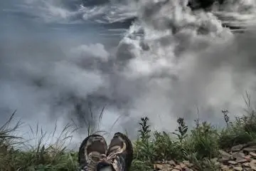 Resting at the top (Photo: Matthew Shewchuk)