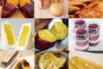 Just some of the sweet potato treats available to try at the event (Photo: Tokai television broadcasting)