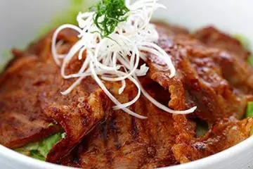 Mutsumi pork bowl (Photo: Hagi City)