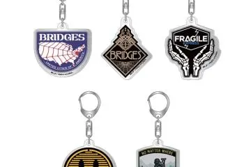 Acrylic keychain, 660 yen each