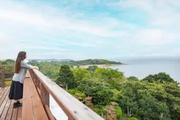 Observation deck at Chaso Ametsuchi (Photo: Fabien Recoquille)
