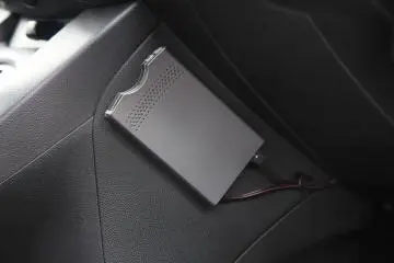 ETC (Electronic Toll Collection) card reader installed in the car. For use on expressways in Japan (Photo: iSUWA / Shutterstock.com)
