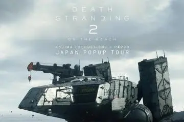 The Death Stranding 2 pop-up store poster
