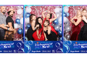 The photo booth at Video Game Prom 2024