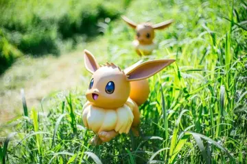 Eevees at PokéPark Kanto  (Photo: Yomiuri Land Co., Ltd / PR Times)