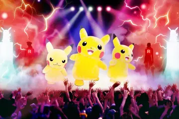 A Pikachu stage show at PokéPark Kanto (Photo: Yomiuri Land Co., Ltd / PR Times)