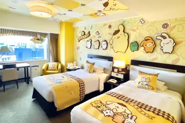 A Pompompurin-Themed Stay is Coming to Fukuoka This Summer