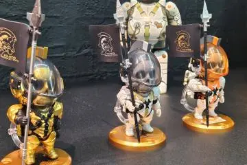 Merchandise on sale at the Death Stranding 2 pop-up store