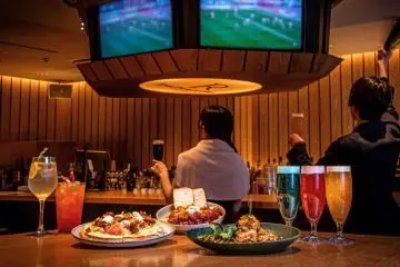 Watching sports at The Public