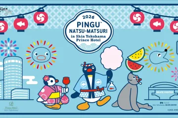A Summer Pingu Collaboration at Shin-Yokohama Prince Hotel