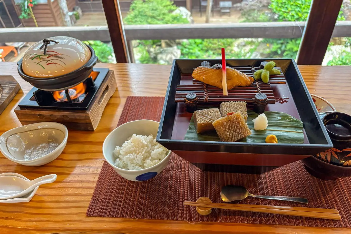 Some good food with a great view