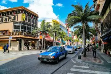 Kokusaidori: the most famous street in Naha the largest city in Okinawa island. (Photo: OttoPhoto / Shutterstock.com)