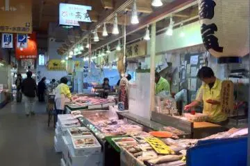 more fish than you can imagine at Akita Citizens market one of the freshest fish markets north of Tsukiji