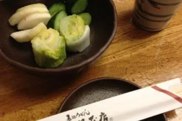 Pickles and rice, Yamamotoya. (Photo: PPF)
