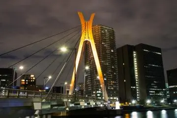 Stunning Chuo-Ohashi Bridge