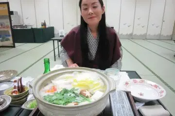 The Crab Shabu Shabu I've been waiting for! It wasn't Echizen Crab but it was delicious! (Photo: 坂本貴子)