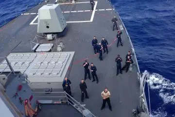 Being in the U.S. Navy means more than just free boat travel; it can mean free air travel, too (Photo: Cary Lawson)