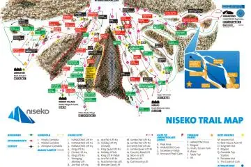 Map of Grand Hirafu's Trails