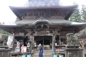 The monk at one of the Korori Kannon temples (Photo: Mario Alfredo Jiménez Jiménez)