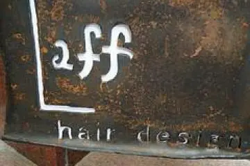 Laff Hair Design Sign (Photo: <a href="http://www.flickr.com/photos/gethiroshima/sets/72157622980564913/with/4227446545/" target="_blank" rel="noreferrer noopener nofollow">gethiroshima.com</a>)