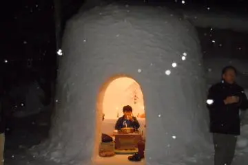The Mounds of Snow in Yokote