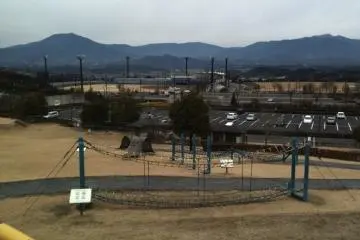Looking west toward Yoake Mae Stadium and the Nakatsugawa valley (Photo: Justin W. Dart)