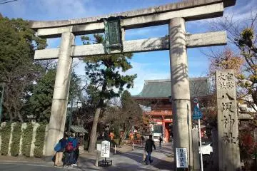 The stone torii